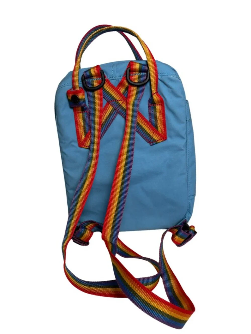 Fjällräven Kånken Blue and Rainbow Mini Backpack